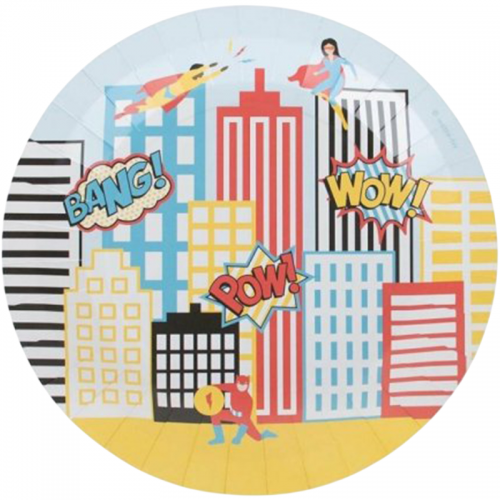 Pratos Super Heróis